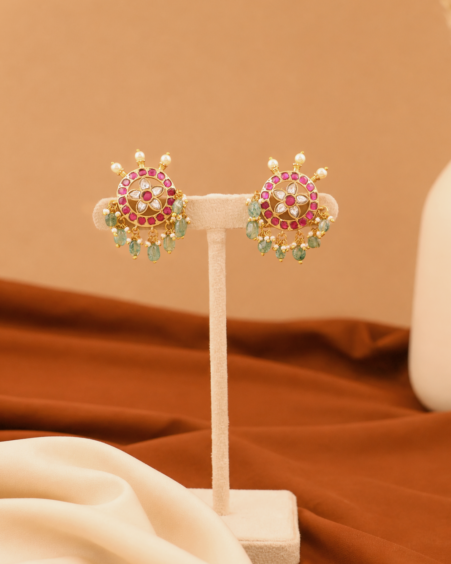 Rajkumari Jadau Necklace Set