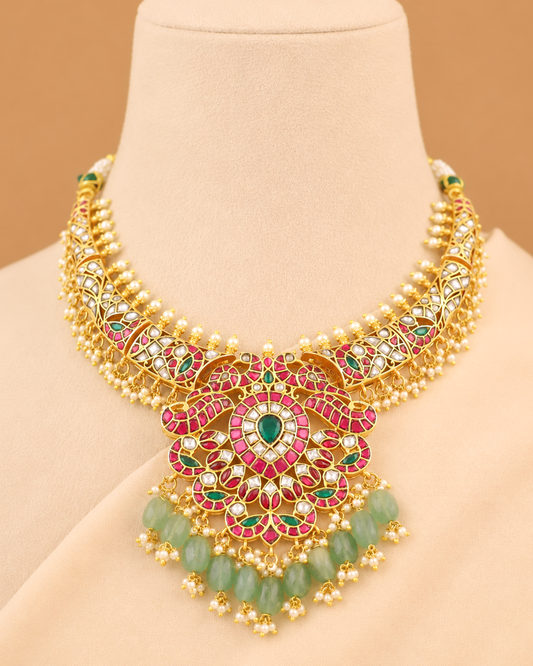 Maharani Pearl Drop Choker