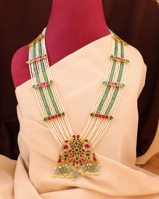 Maharani Emerald Jadau Necklace