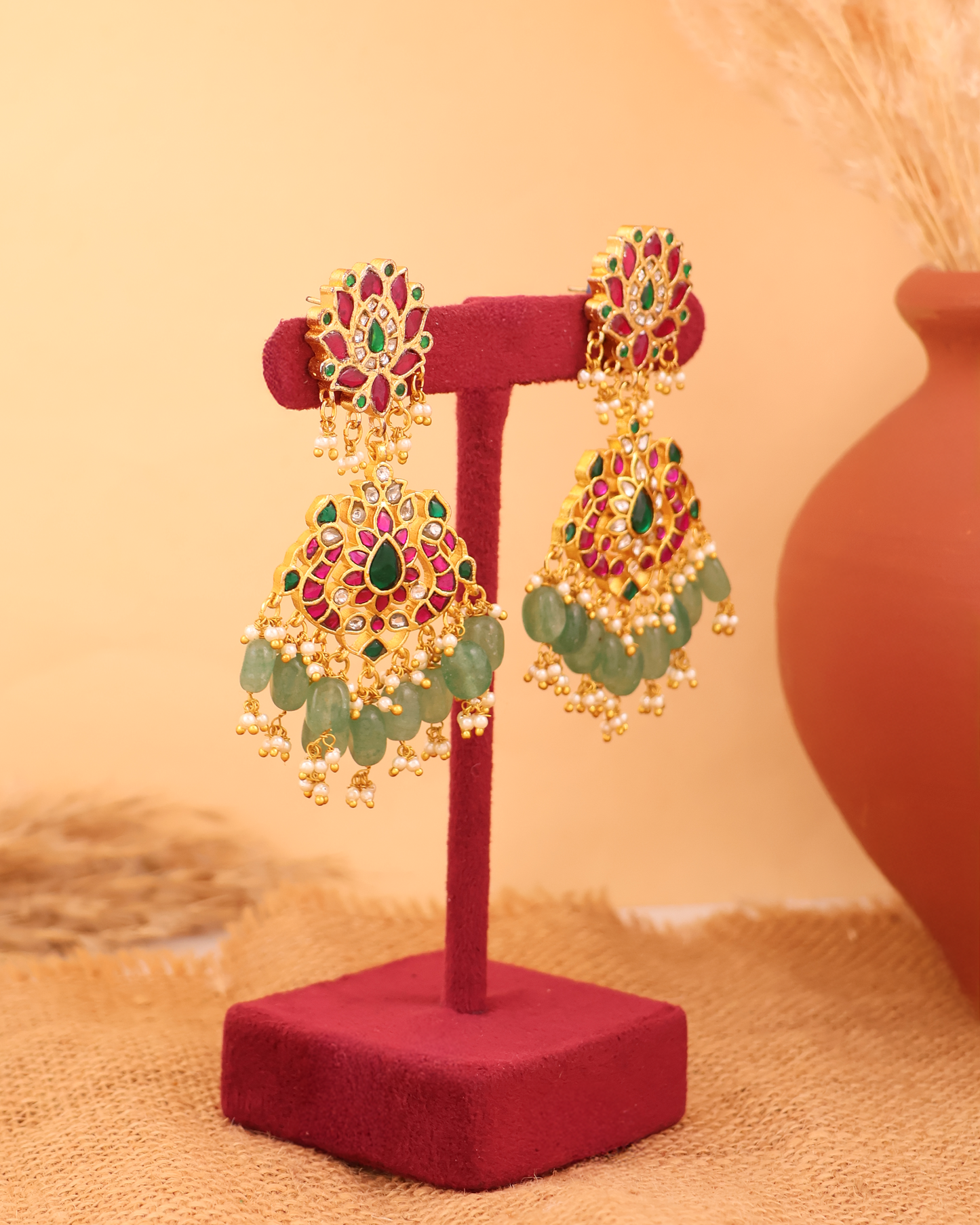 Royal Lotus Earrings