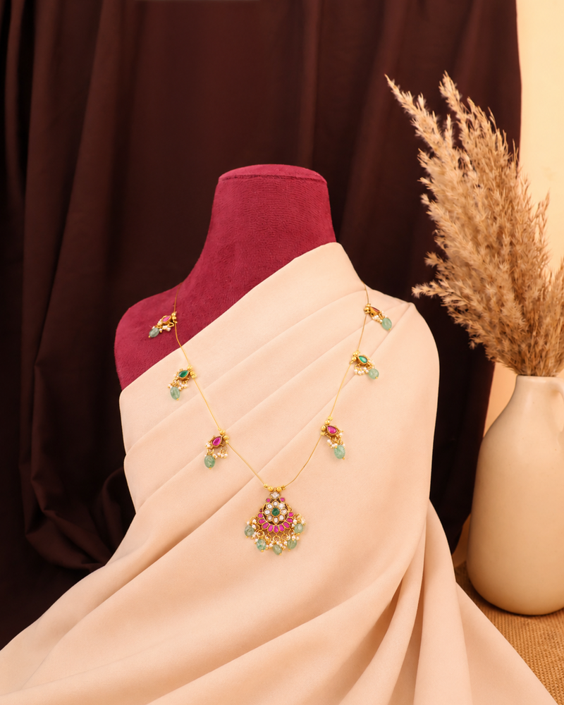 Jadau Tar Necklace Set