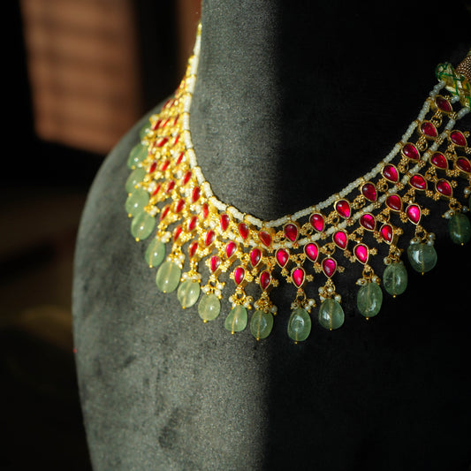 Shahi Gulmohar Choker Set