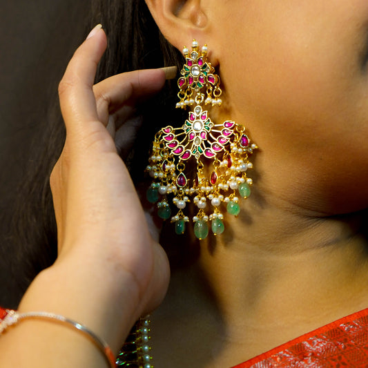 Royal Jadau Kundan Necklace Set