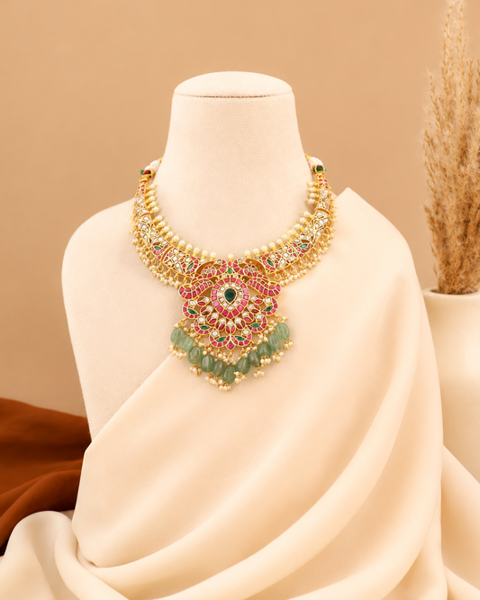 Maharani Pearl Drop Choker