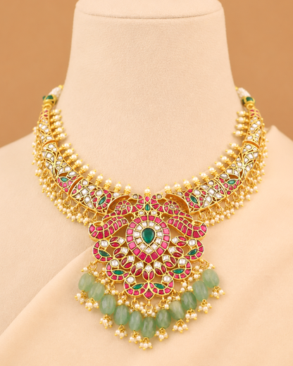 Maharani Pearl Drop Choker