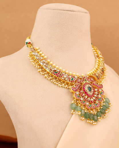 Maharani Pearl Drop Choker