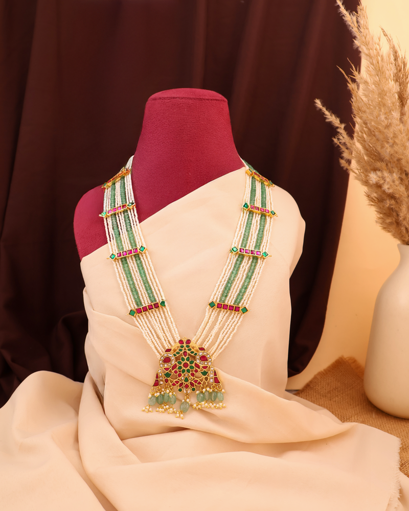Maharani Emerald Jadau Necklace