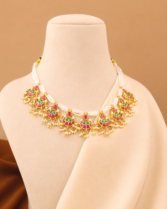 Jadau Kundan Necklace Set