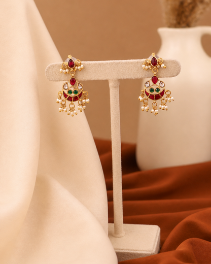 Jadau Kundan Necklace Set