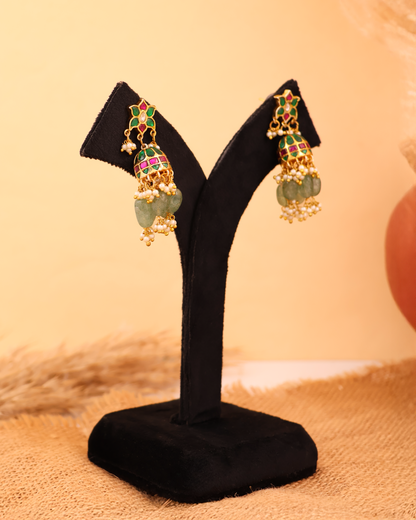 Pearl Jhumka Earrings