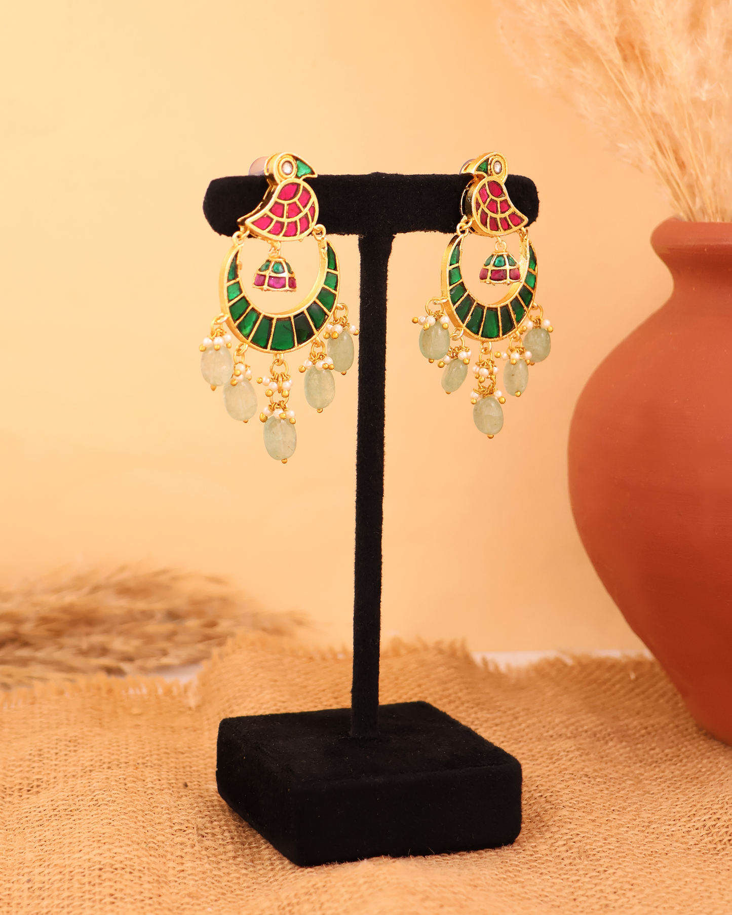 Chandrika Motif Earrings