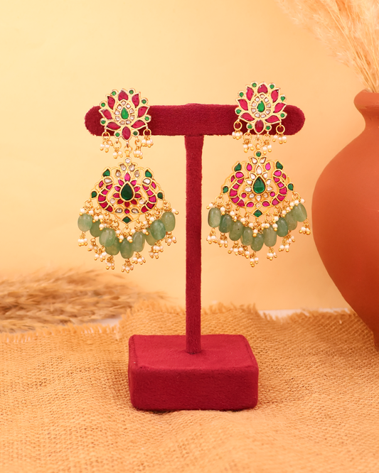 Royal Lotus Earrings