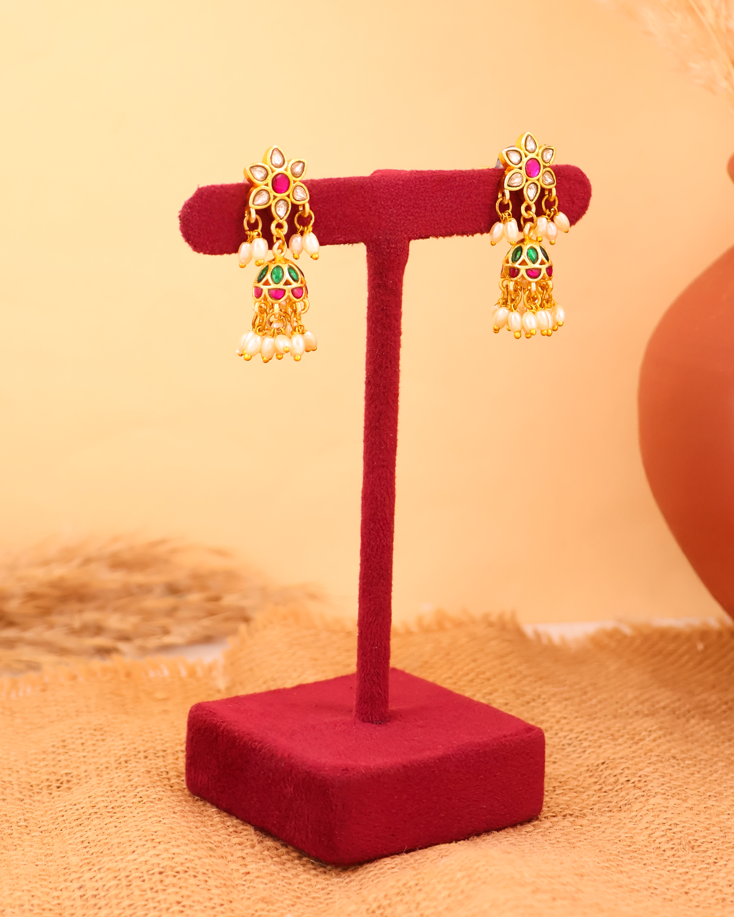 Mini Jhumka Earrings