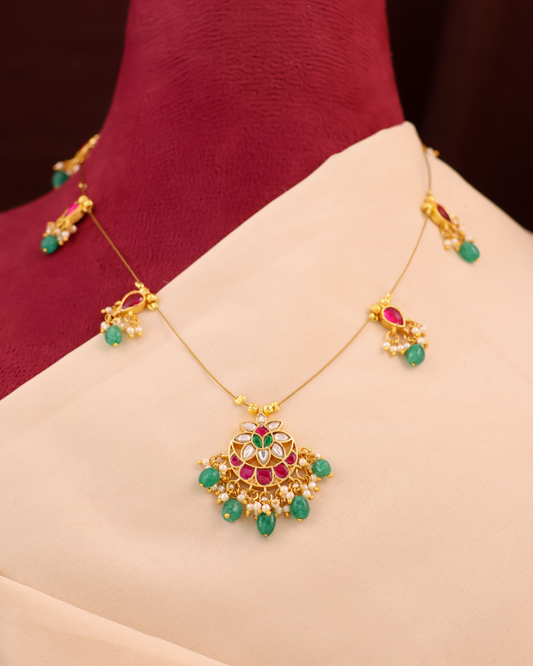 Jadau Tar Necklace