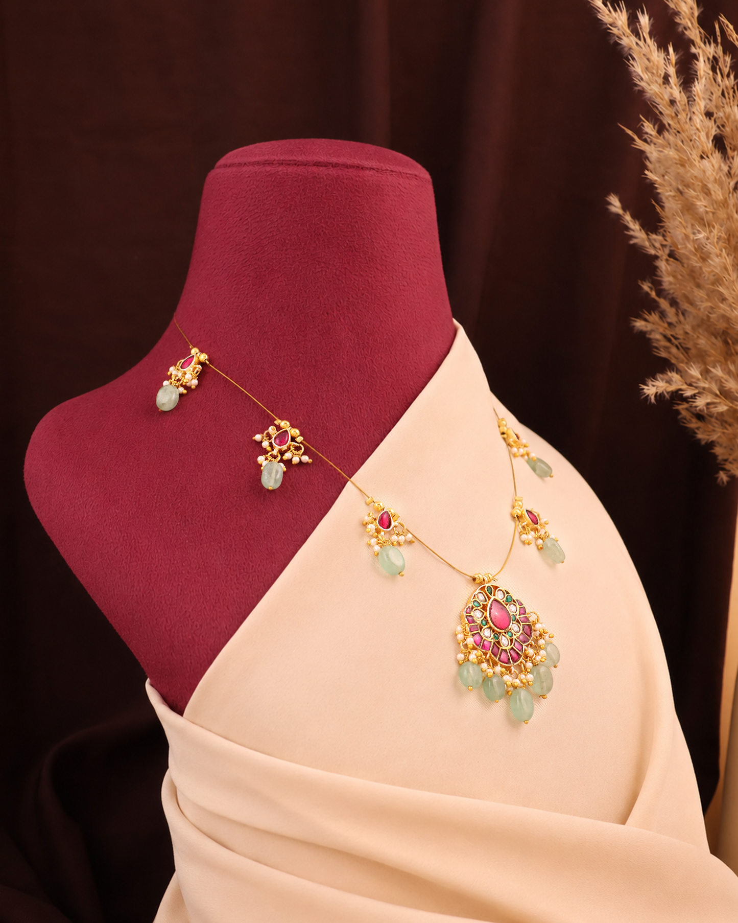 Beads Drop Tar Necklace Set