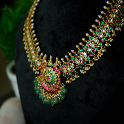 Padmavati Jadau Kundan Necklace Set