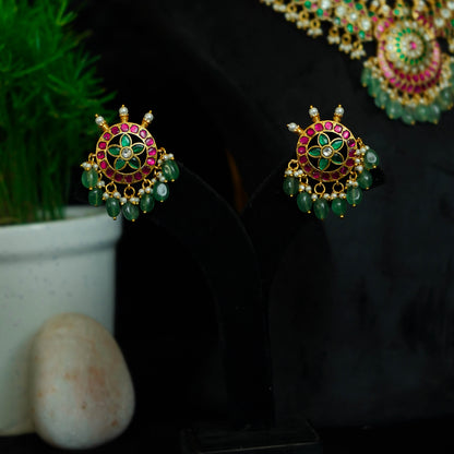 Padmavati Jadau Kundan Necklace Set