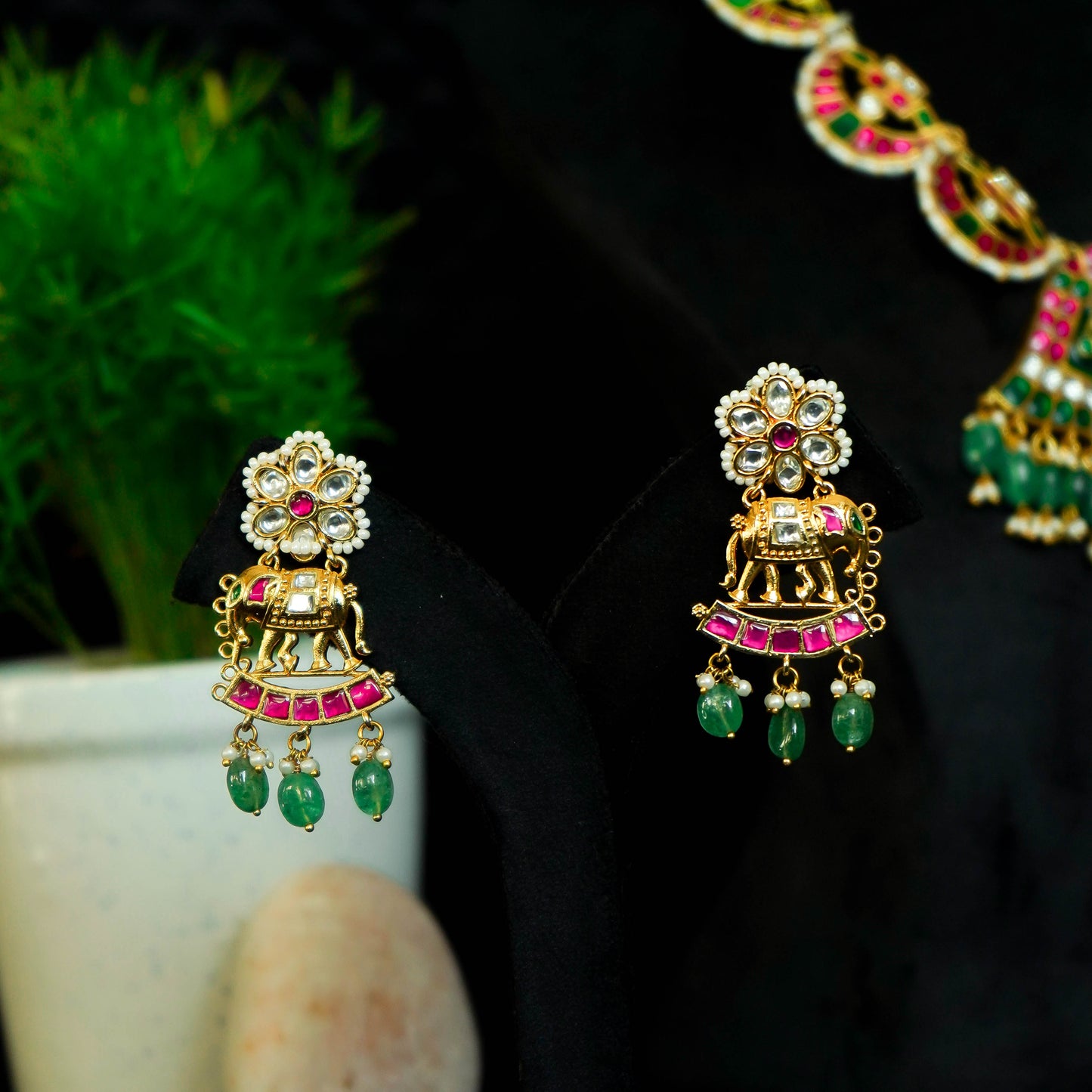Maharani Manjari Jadau Kundan Necklace Set