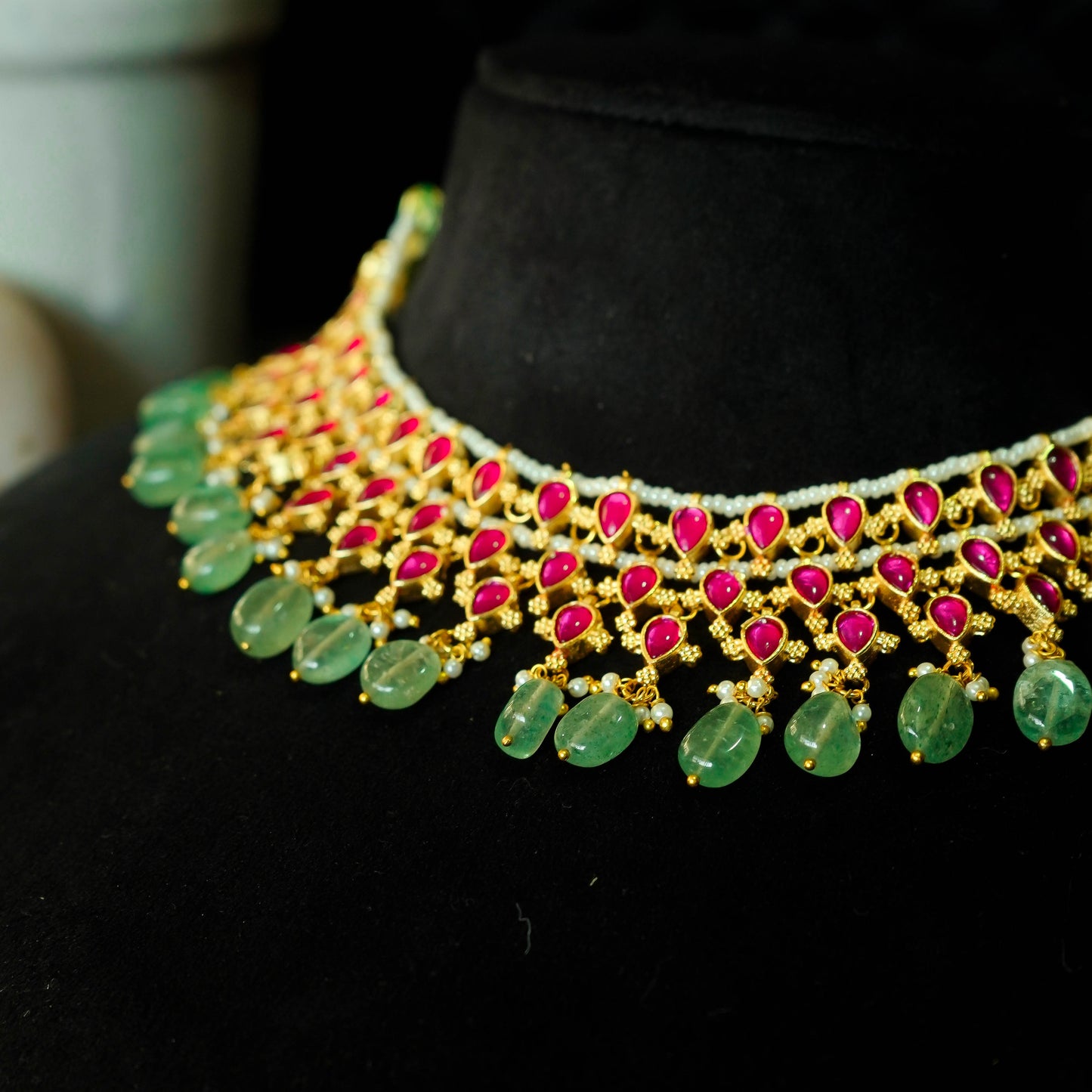 Shahi Gulmohar Choker Set