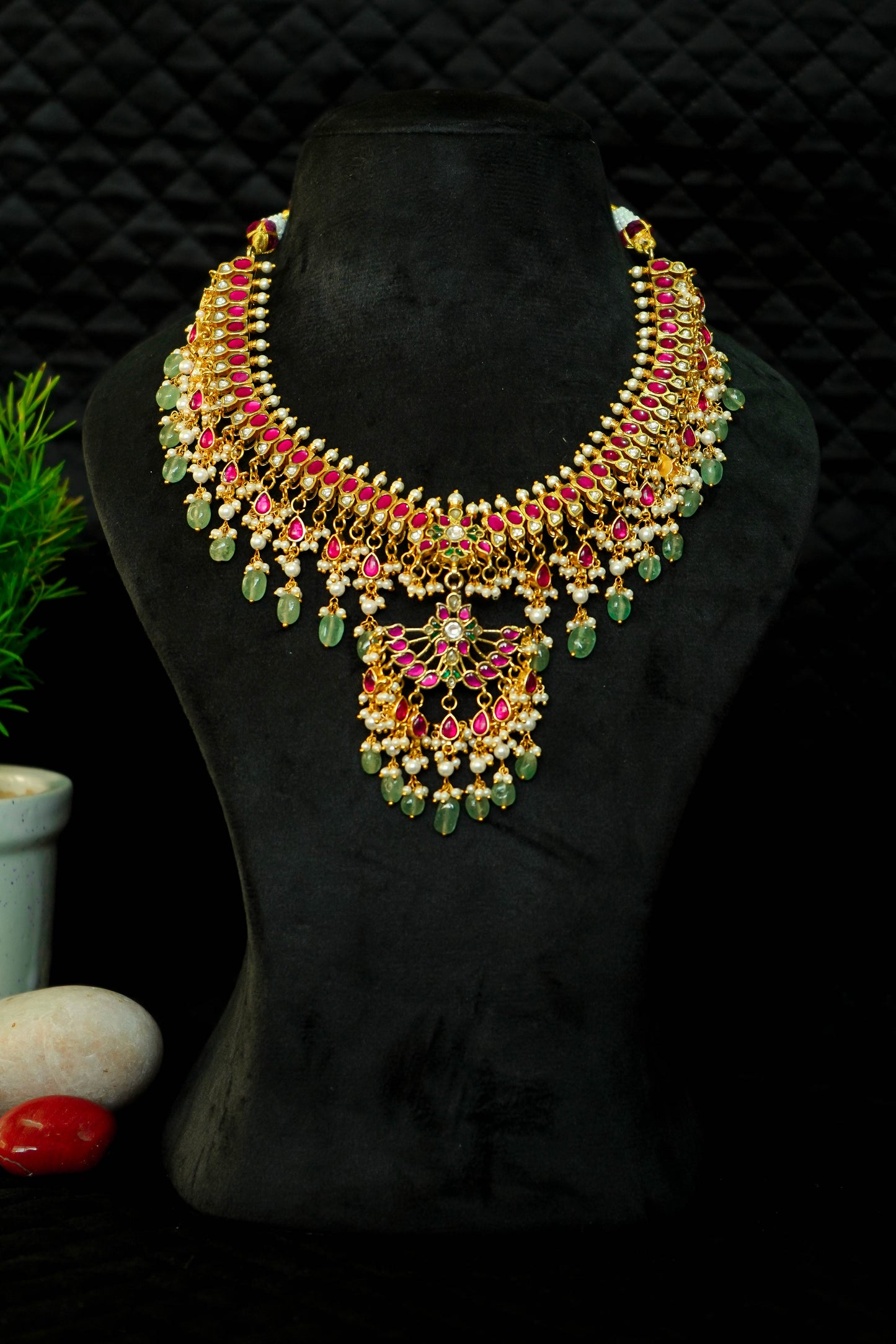 Rajkumari Ratna Haar Jadau Kundan Necklace Set