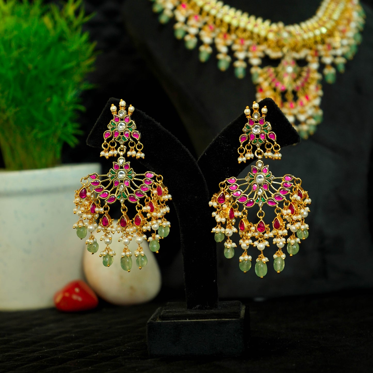 Rajkumari Ratna Haar Jadau Kundan Necklace Set