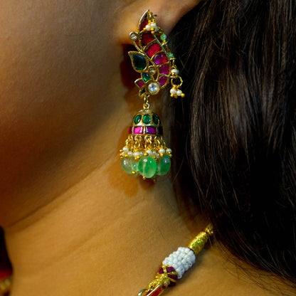 Rajshree Jadau Kundan Necklace Set