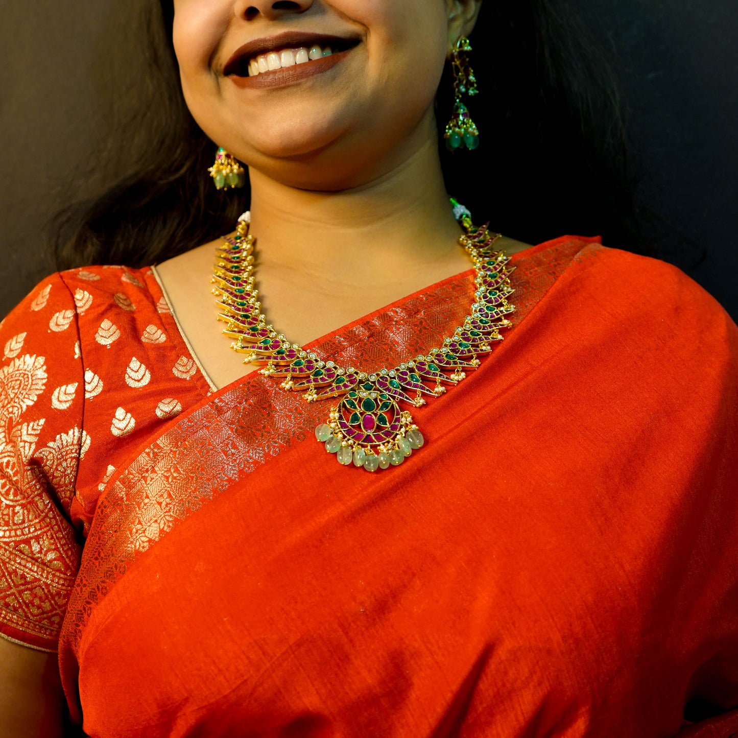 Rajshree Jadau Kundan Necklace Set