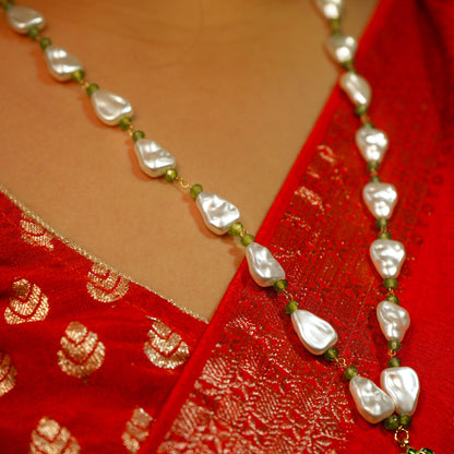 Rajmoti Pendant Jadau Kundan Necklace