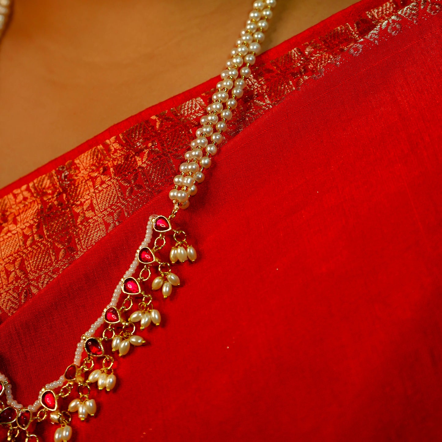 Laal Noor Rani Haar Necklace Set