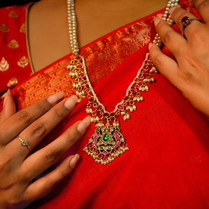 Laal Noor Rani Haar Necklace Set