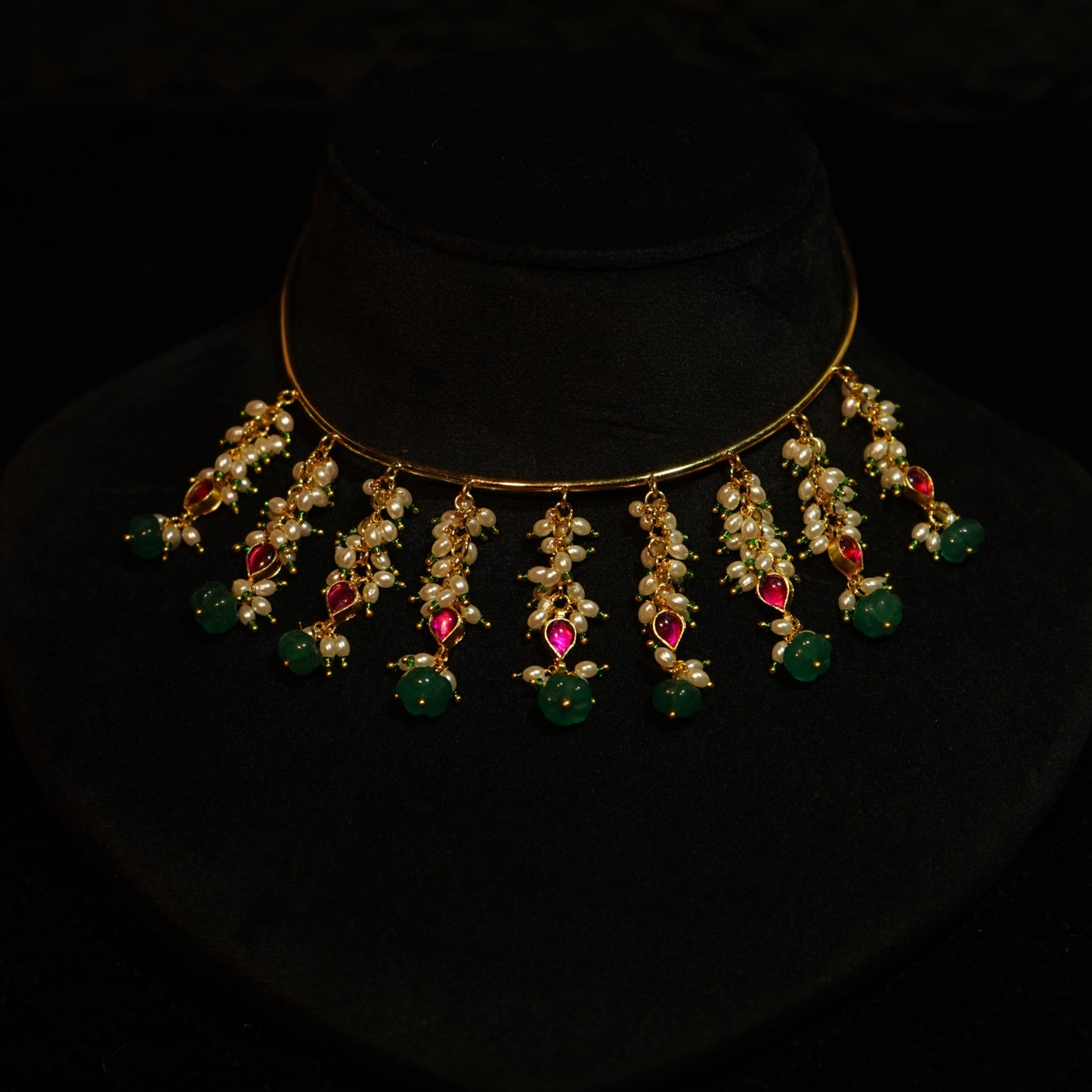 Royal Pearl Garland Choker