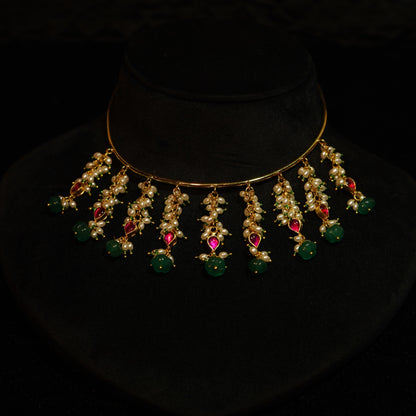 Royal Pearl Garland Choker