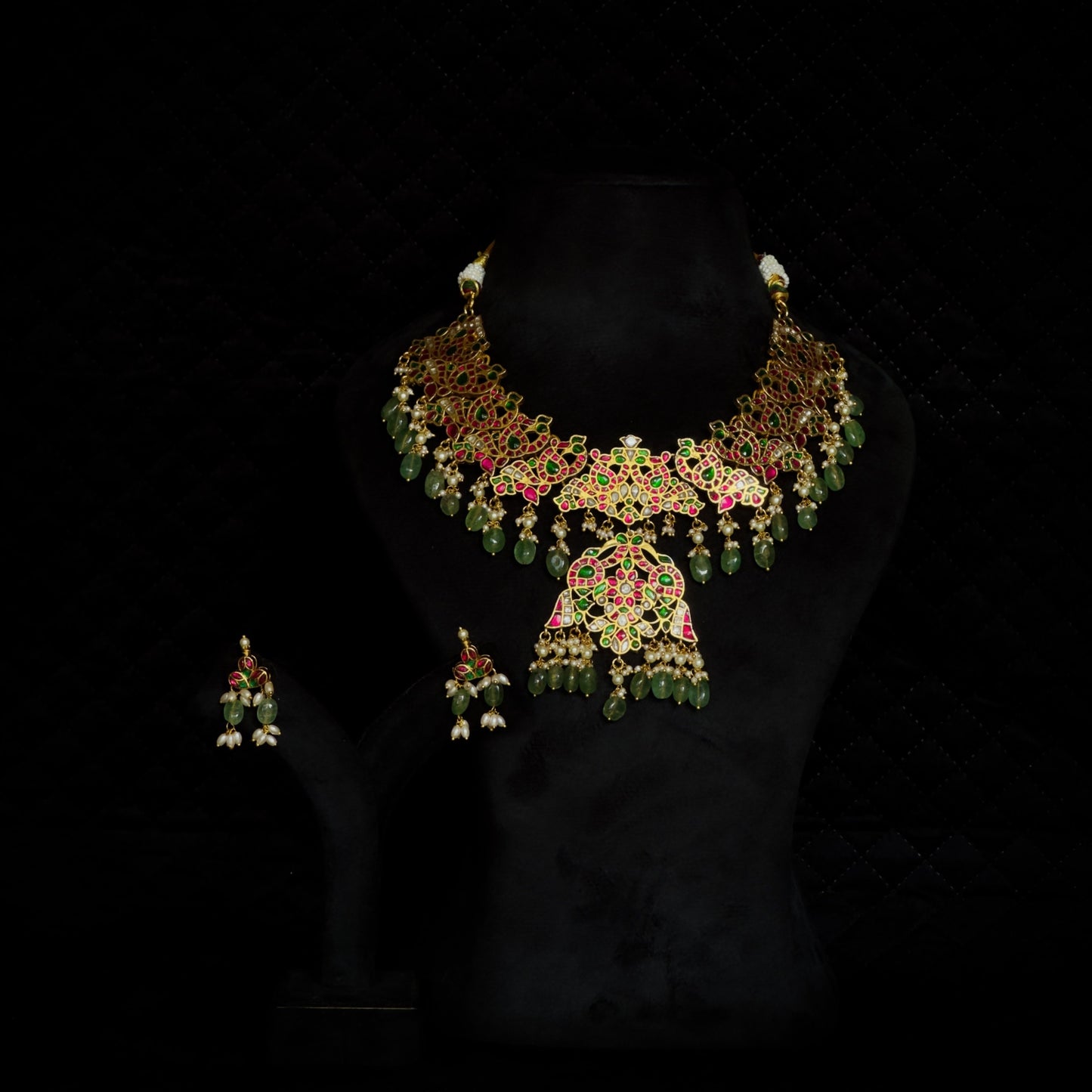 Rajwada Noor Jadau kundan Necklace set
