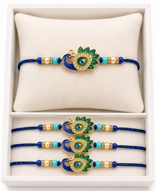 Designer Rakhi Set ( Set of 4 )