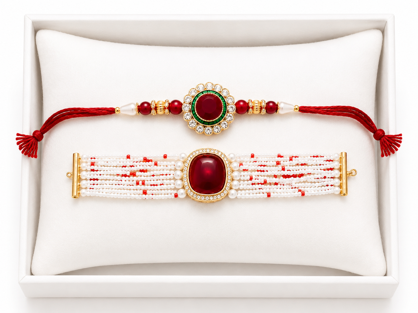 Bhaiya Bhabi Rakhi Set ( 2 Set )