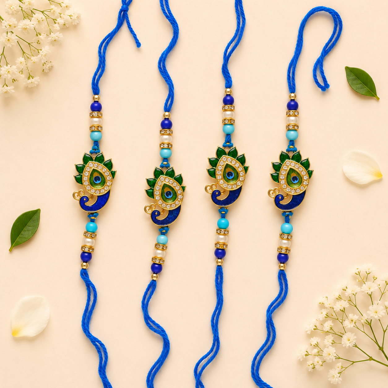 Bhaiya Bhabhi Rakhi Set (4 Set)