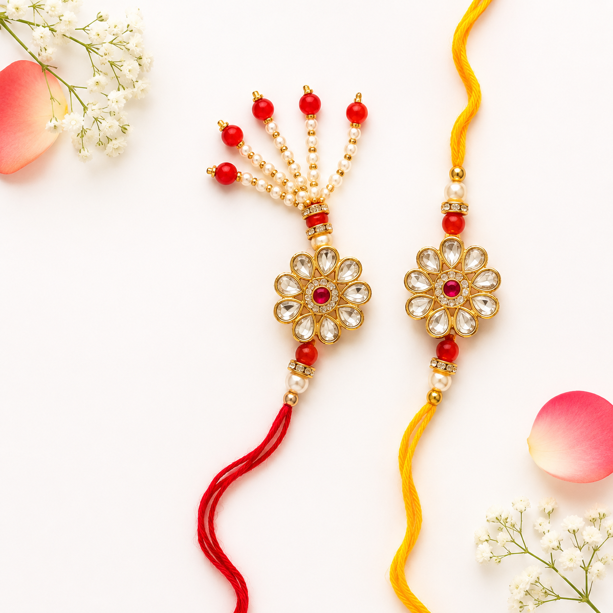Traditional Bhaiya Bhabhi Rakhi Set